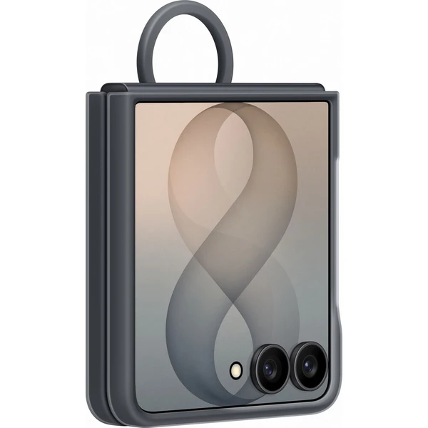 Samsung Silicone Ring Magnet kryt Galaxy Z Flip8 grafitový - Pouzdra - Obrázek d_94ae200a0bb7487cbd02d4862604d015
