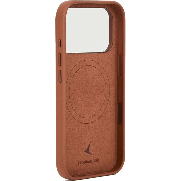 Troubadour Full Leather MagSafe kožený kryt iPhone 17 Pro Max/iPhone 18 Pro Max Tan - Pouzdra - Obrázek d_94caca6b787a4f53a1d1c9cbc6863b5c