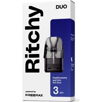 Ritchy DUO Pod Cartridge Pack (3pcs) 0.6ohm - Cartridge pro elektronické cigarety