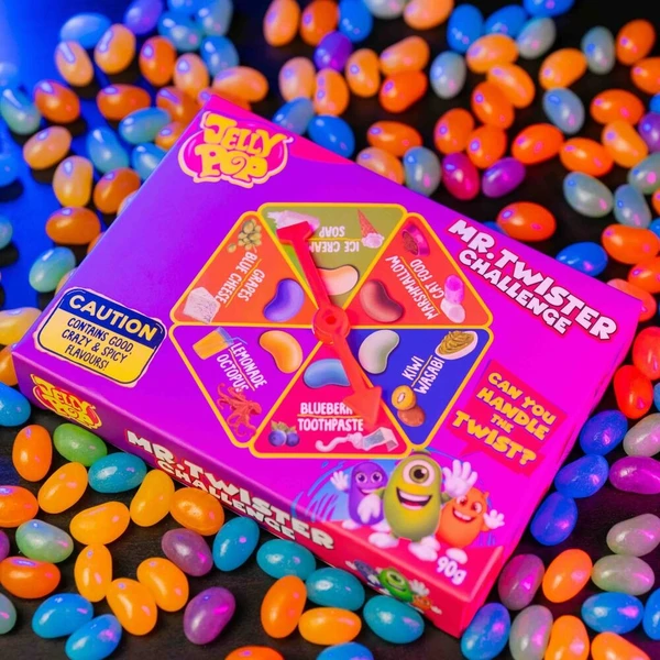 Bonbony JellyPop Mr. Twister Challenge 90 g - Cukrovinky - Obrázek d_958b1b47e29f458aa52997032e4c05e5