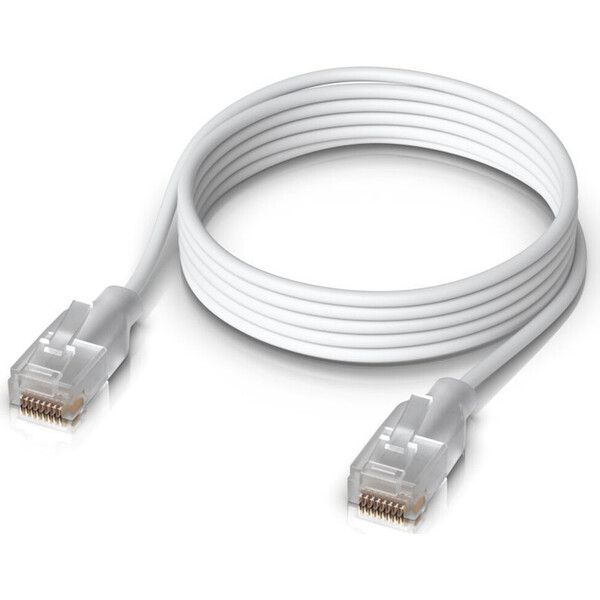 Ubiquiti Etherlighting Patch kabel CAT6 5m bílý Bílá