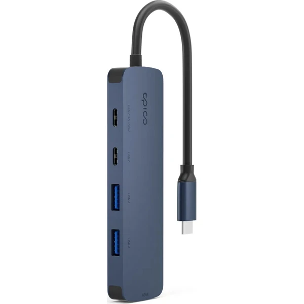 Epico UltraHub 5in1 Slim Alu USB-C Hub EH15 indigo - USB huby - Obrázek d_960f697ada11480fbb0b66151d1438d1