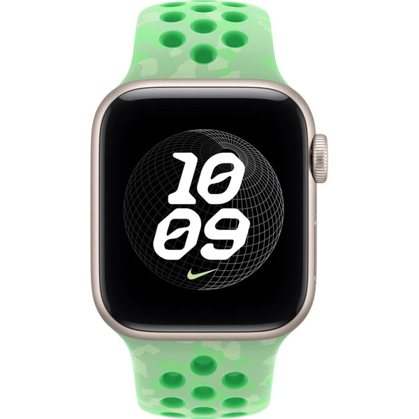 Apple Watch 41/40/38mm Green Spark sportovní řemínek Nike M/L - Řemínky - Obrázek d_9627f60b81b14601a475dafe68954f11