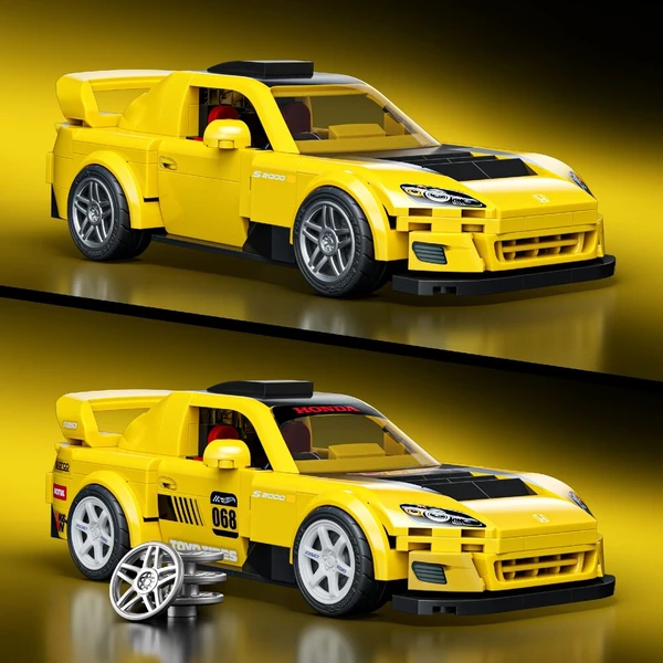 Mattel Brick Shop sestavitelný model Hot Wheels - 07 Honda S2000 (Speed Series) - Stavebnice - Obrázek d_964c6877e05249caa9ffc888f4e6bc12