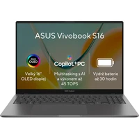 ASUS Vivobook S16 (S5608QA-OLED207W) šedý - Notebooky