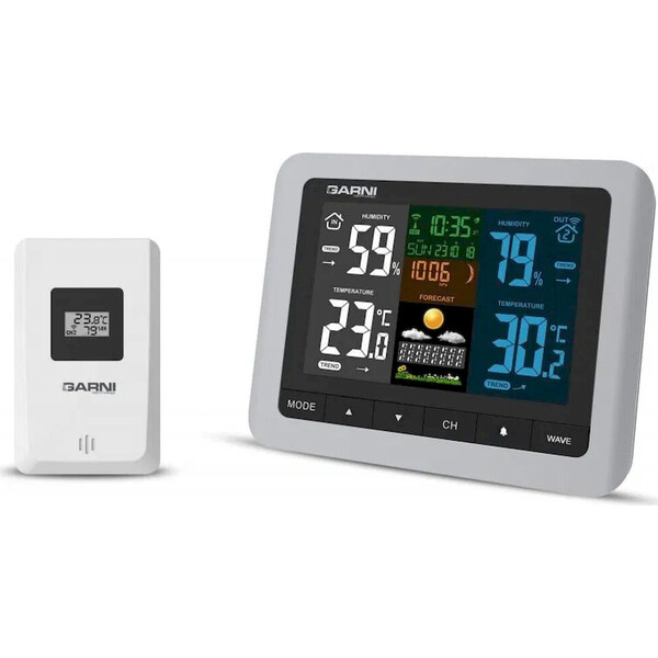 GARNI 520 meteorologická stanice stříbrná