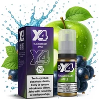Liquid X4 Bar Juice Černý rybíz a jablko 10ml (20mg) - E-liquidy