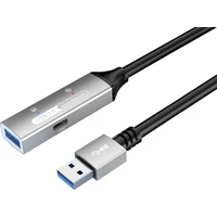 PremiumCord USB-A/USB-A prodlužovací kabel 30m černý - Kabely a redukce