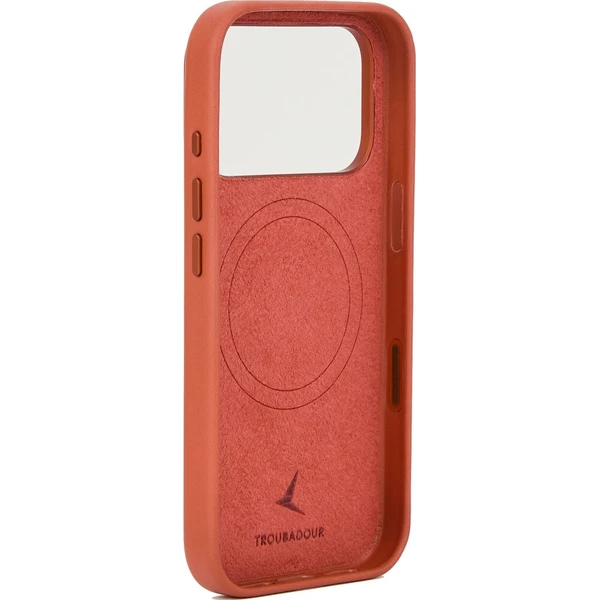 Troubadour Full Leather MagSafe kožený kryt iPhone 17 Pro/iPhone 18 Pro Terracotta - Pouzdra - Obrázek d_970c1f72638547cc9c6eb28ef6fafabf