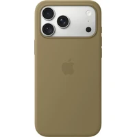 iPhone 18 Pro Max Silicone Case with MagSafe - Olive - Pouzdra