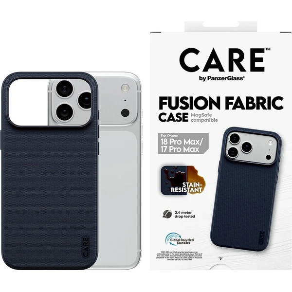 PanzerGlass CARE Fusion Fabric MagSafe kryt Apple iPhone 18 Pro Max/17 Pro Max modrý - Pouzdra - Obrázek d_97e15320dbaa412dbf9889d6b51ec1d6