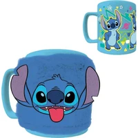 Hrnek s návlekem Pyramid International Lilo a Stitch - Stitch modrý 440 ml - Hrnky