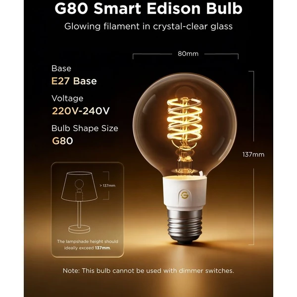 Govee Smart žárovka G80 RGBWW 5W-40W 500lm E27 Long Life, Matter - Žárovky - Obrázek d_987a6c6f3ec44dfbabb75993dfa0f303