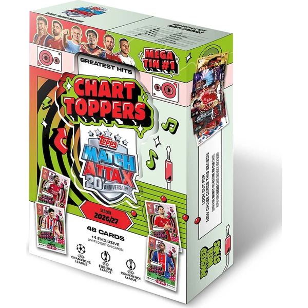 Fotbalové karty Topps Match Attax UCC 2026/27 - Mega Tin - Fotbalové karty - Obrázek d_98b9a206cecf461cadf06c817c6afd70