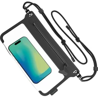 Spello vodotěsné crossbody pouzdro na zip černé - Pouzdra