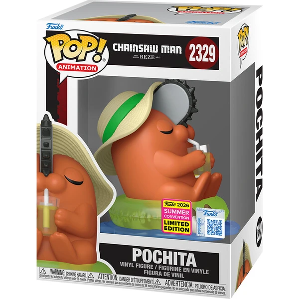Funko POP! #2329 Animation: Chainsaw Man - Pochita with Sunhat - Funko POP! - Obrázek d_994138c974354269a916198cf0e7e473