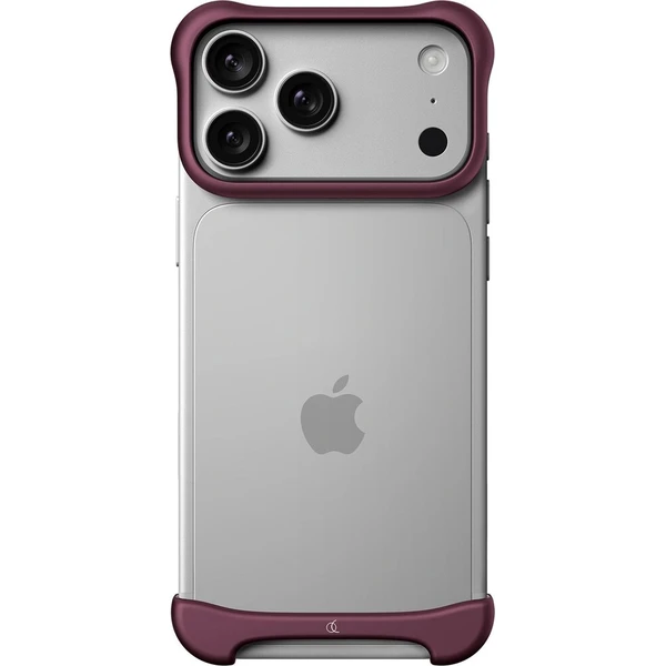 Arc Pulse Aluminium ochranný hliníkový rám iPhone 18 Pro matný tmavě červený - Pouzdra - Obrázek d_99dd57883fed44e3b198c7f9f52a1bfc