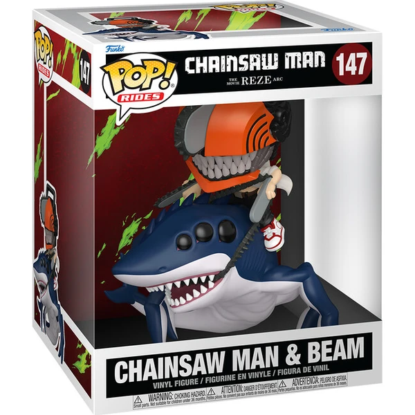 Funko POP! #147 Ride DLX: Chainsaw Man Reze - Chainsaw Man & Beam - Funko POP! - Obrázek d_9a41267637454be8b570f8d8d15df1cb