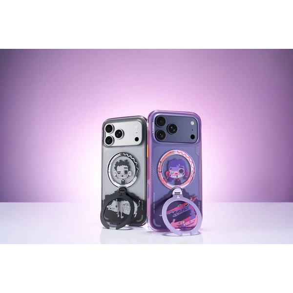 Torras Ostand Q3 Air Gawx Limited MagSafe kryt iPhone 17 Pro Max Neon night muse - Pouzdra - Obrázek d_9a62fd310c9342fe83b56647e4f09394