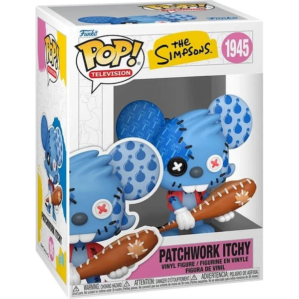 Funko POP! #1945 Animation: Simpsons - Itchy Patchwork - Funko POP! - Obrázek d_9a814c23e4764d1db63d83844089f80f