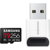 Samsung T9 microSDXC 256GB + USB adaptér - Paměťové karty