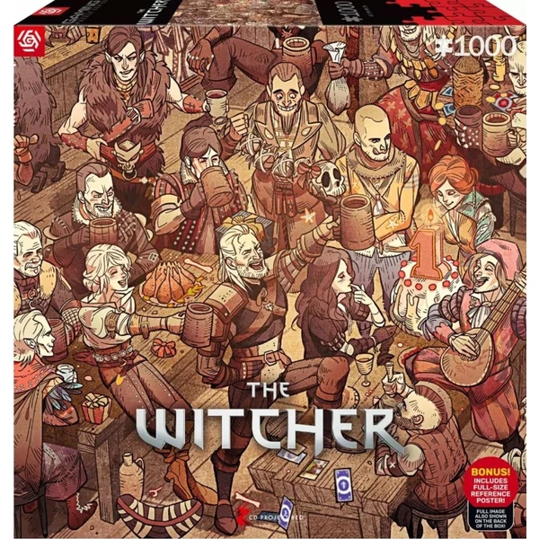 Gaming Puzzle: The Witcher (Wiedźmin) Birthday (1000) - Puzzle - Obrázek d_9af3805c04d045a581cb75a693729577