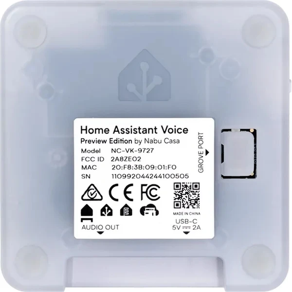 Home Assistant Voice Preview Edition centrální jednotka - Centrální jednotky - Obrázek d_9b118391804c44308bd27fb100b1d55b