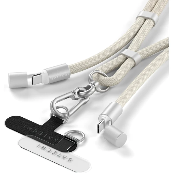 Satechi OntheGo USB-C Lanyard popruh s kabelem béžový - Popruhy a crossbody - Obrázek d_9b70d314b750487689f8420314244a39