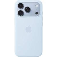 iPhone 18 Pro Silicone Case with MagSafe - Crisp Blue - Pouzdra