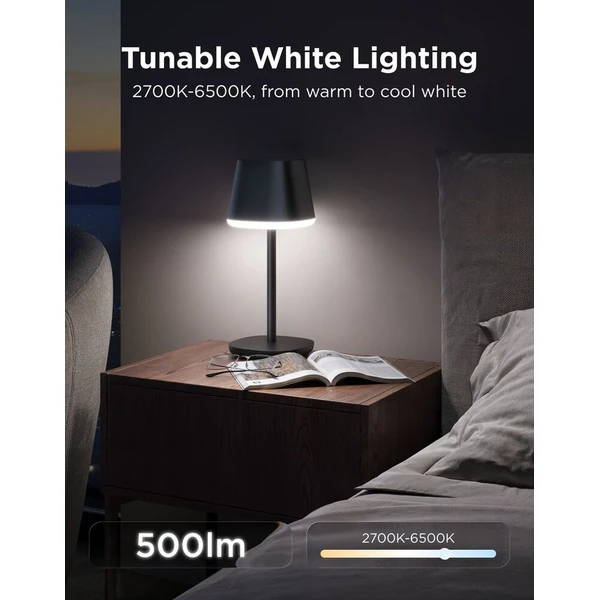 Govee Table Lamp Classic S RGBICWW stolní lampa, Matter černá - Chytré lampičky - Obrázek d_9c38b6199779405e8169f22012cbbc24