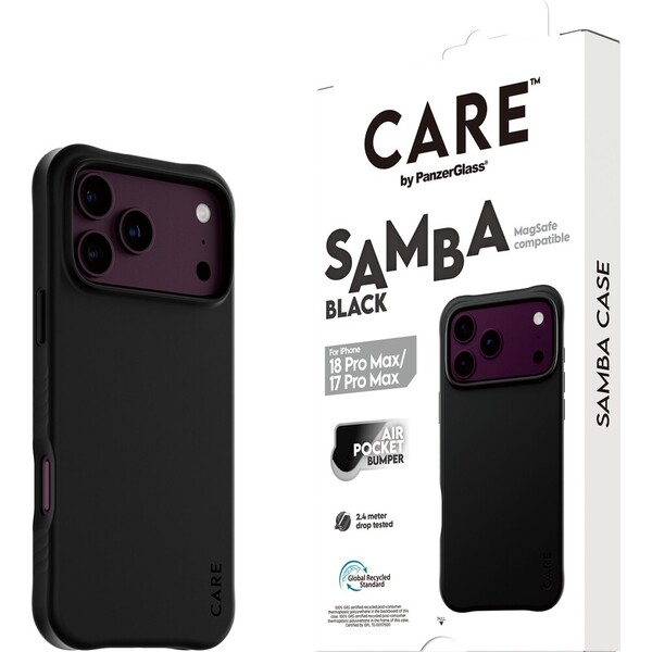 PanzerGlass CARE Samba MagSafe kryt Apple iPhone 18 Pro Max/17 Pro Max černý