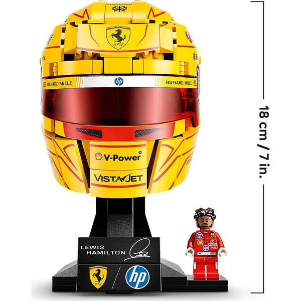 LEGO Editions 43022 Helma Lewis Hamilton ze Scuderia Ferrari HP - LEGO - Obrázek d_9ca46dc90ca44bcc9473631131e988ba