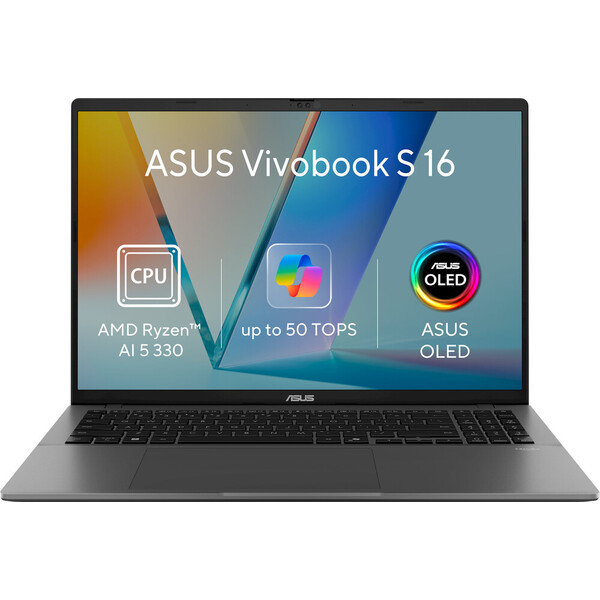 ASUS Vivobook S16 (M3607KA-OLED056WZ) šedý