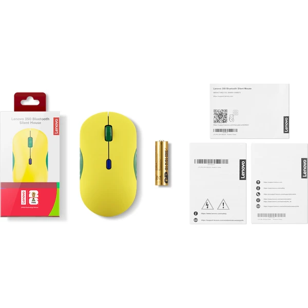 Lenovo 350 Bluetooth Silent bezdrátová myš Fan Edition - Brazil - Myši - Obrázek d_9d39227856484765b05c7b14645bb096