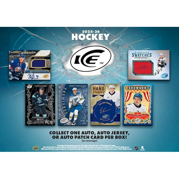 Hokejové karty 2025-26 Upper Deck Ice Hockey Hobby Box - Hokejové karty - Obrázek d_9dc11201580a48209b219d1059182f5c