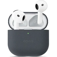 Epico SolidWoven Case pouzdro pro AirPods 4/AirPods 5 černé - Pouzdra