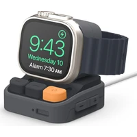 ELAGO W9 stojánek pro Apple Watch/Galaxy Watch tmavě šedý - Stojánky