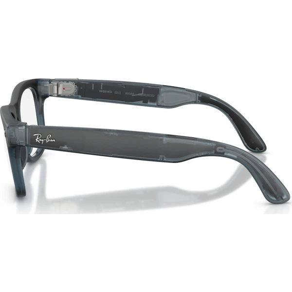 Meta RAY-BAN Wayfarer Gen 3 (Velké 50mm) chytré brýle (zatmavovací šedá skla) modré - AR brýle - Obrázek d_9ec95400776040a296ad1dd010dfaf89