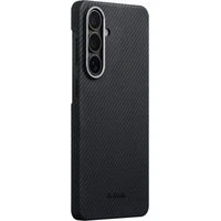 Pitaka Edge Case MagSafe kryt Samsung Galaxy S26+ Black/Grey Twill - Pouzdra