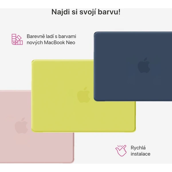 iWant Slim Shell pouzdro pro MacBook Neo 13" matná citrusově žlutá - Pouzdra - Obrázek d_9f429f66333e473991934eb64970d4fd