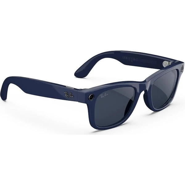 Meta RAY-BAN Wayfarer Gen2 (Standardní) chytré lesklé brýle (zatmavovací - čiré/safírové) modré - AR brýle - Obrázek d_9fa7a5a3d2ed469486288e12d2484f0d
