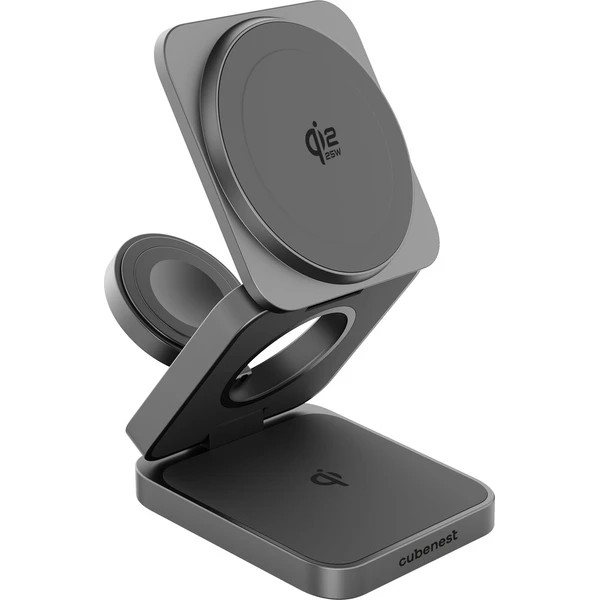 Cubenest SQS312 Pro Qi2.2 3v1 magnetická nabíječka pro Samsung šedá - Nabíječky - Obrázek d_9fce8aa1d69a4907b1d97bb6173ea353