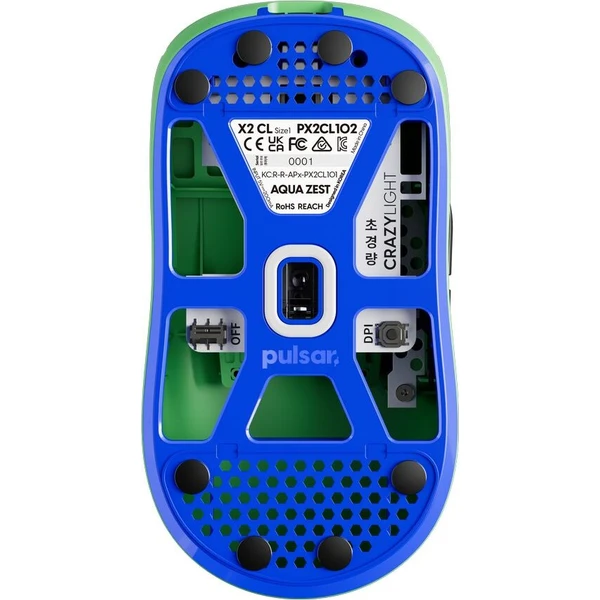 Pulsar X2 CrazyLight Mini bezdrátová herní myš zelená - Myši - Obrázek d_9ff7fa48efe741ac9382d2e222d203e9