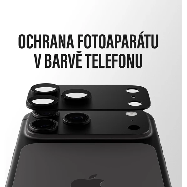 PanzerGlass FENDER hliníková ochrana fotoaparátu iPhone 18 Pro Max Black (černý) - Ochranné folie a skla - Obrázek d_a01b611f9b4944deb75afaf3db586f07