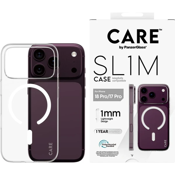 PanzerGlass CARE SL1M MagSafe kryt Apple iPhone 18 Pro/17 Pro čirý - Pouzdra - Obrázek d_a048ee26e80b40ba96ae515434f849de