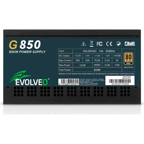 EVOLVEO G850 850W černý - Zdroje - Obrázek d_a0872dc85aa84f84832c0021d3573d74