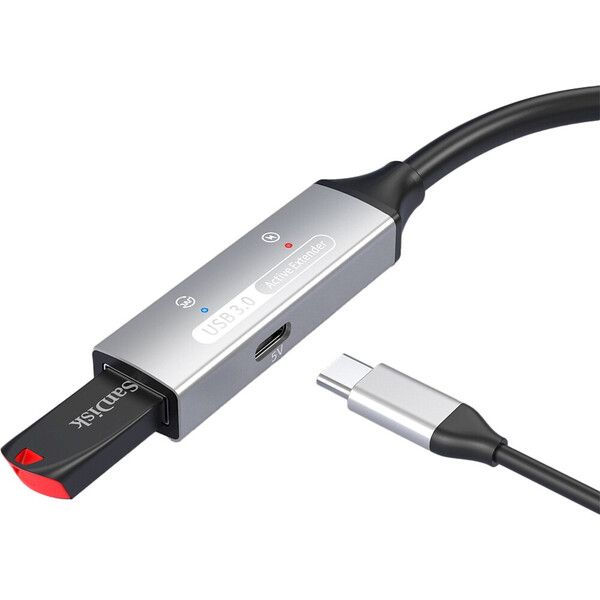 PremiumCord USB-A/USB-A prodlužovací kabel 30m černý - Kabely a redukce - Obrázek d_a106171c9d6d4384acb1e9c137fb9b8c