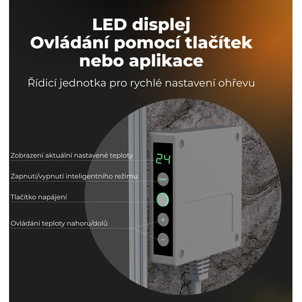 AENO GH6S chytré topení 700W Antique Marble - Limitovaná edice - Topidla - Obrázek d_a13809e87d8849fc97be22600636cfee