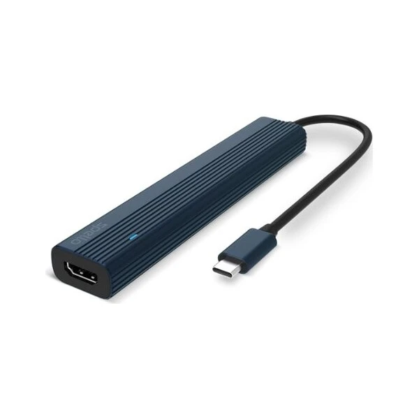Spello USB-C Hub Slim 7v1, 100W USB-C PD, 3× USB-A, HDMI, slot na SD/TF kartu temně inkoustový - USB huby - Obrázek d_a18a340fee57433da13b1d3757ba5a63
