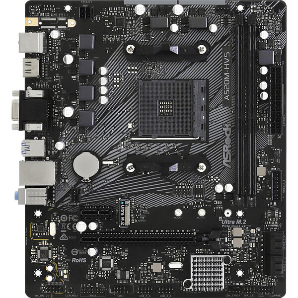 ASRock MB Sc AM4 A520M-HVS, AMD A520M, 2xDDR4, HDMI (A520M-HVS)
